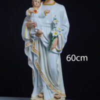 Tuong thanh Giuse be Chua trang cao 60cm 01