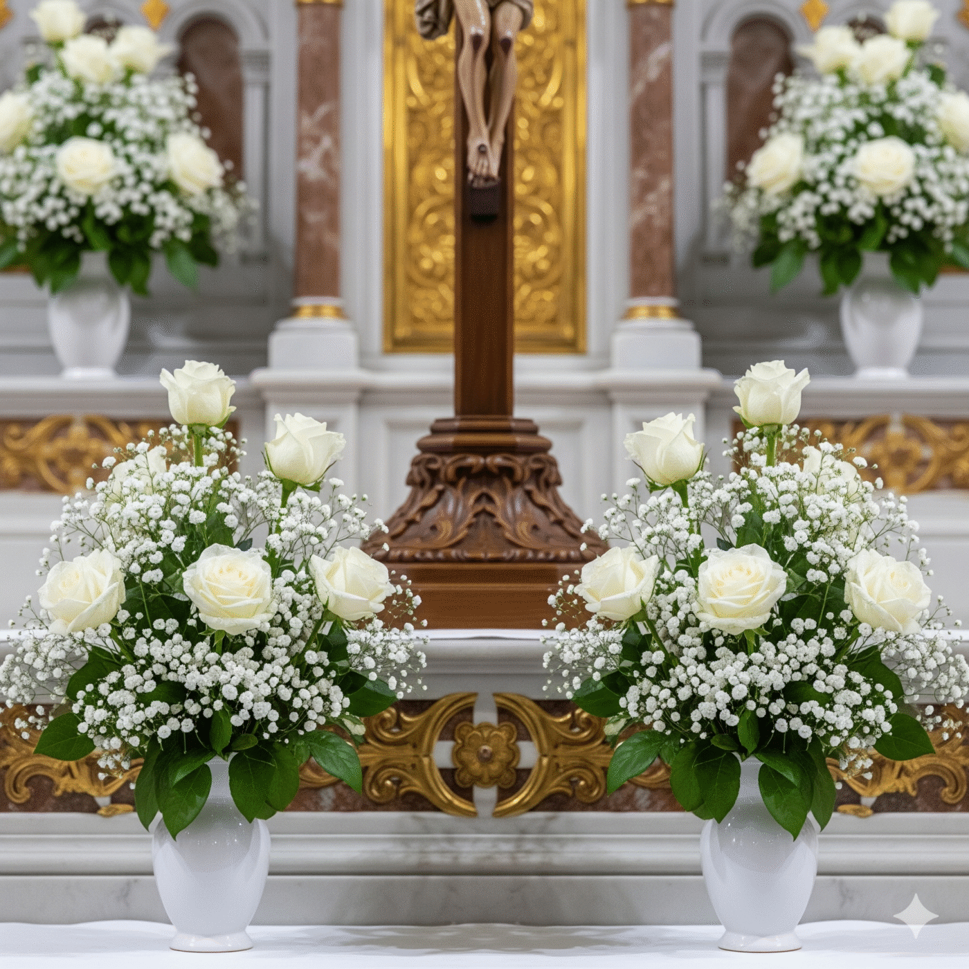 Hướng Dẫn Trang Trí Bàn Thờ Công Giáo Biến Không Gian Thờ Phụng Thành Nguồn Mạch Ân Sủng 3 Nghệ Thuật Dâng Hoa: Hướng Dẫn Cắm Hoa Bàn Thờ Đẹp và Ý Nghĩa
