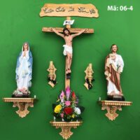 Bàn thờ Công giáo kệ gỗ pơ mu 2 06 4