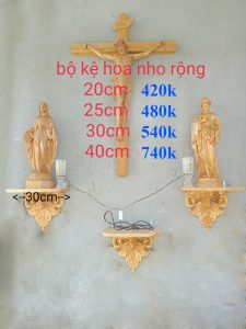 kích thước bàn thờ chúa