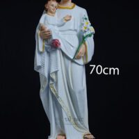Tuong thanh Giuse be Chua trang cao 70cm 01