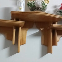 Bàn thờ Công giáo TVĐ 18 tượng Fatima cao 80cm 2 ban tho ke lech me fatima 04