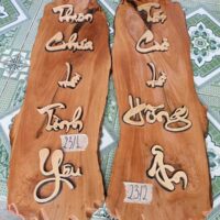 Bàn thờ Công giáo kệ lệch dời tượng giả gỗ 13 cau doi 02