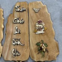 Bàn thờ Công giáo kệ lệch dời tượng giả gỗ 16 cau doi 05