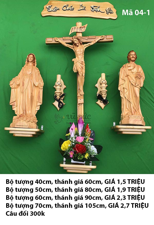 Bàn thờ Công giáo kệ bậc thang nhỏ 15 04 1 1