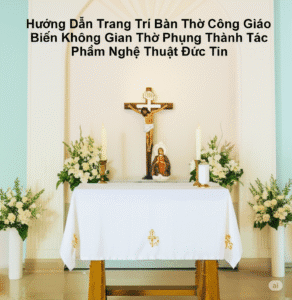 Huong Dan Trang Tri Ban Tho Cong Giao Bien Khong Gian Tho Phung Thanh Tac Pham Nghe Thuat Duc Tin