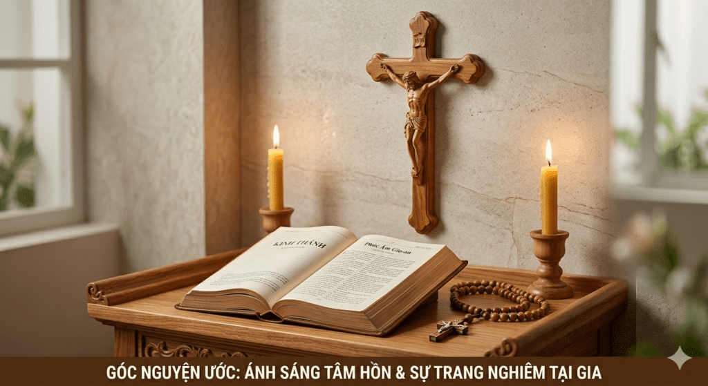 Mẫu Bàn Thờ Chúa Treo Tường Mini – Giải Pháp Hoàn Hảo Cho Căn Hộ Chung Cư 4 Gemini Generated Image 7mwvt77mwvt77mwv